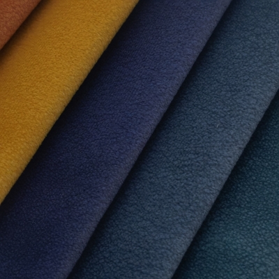 O teste padrão bronzeado estofamento fez malha o poliéster 100% de Sofa Fabric For Curtain da camurça