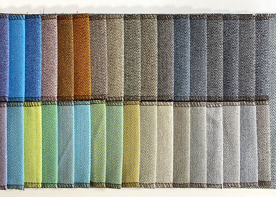 Poliéster tingido liso de Sofa Fabric Colored Cloth Pure de estofamento