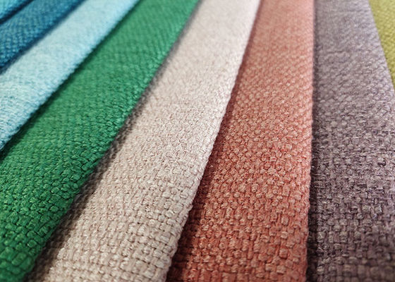 Anti oídio de linho elástico de Sofa Fabric Polyester Blend Cloth
