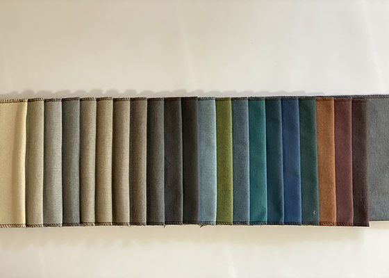 320gsm Sofa Fabric Plain Dyed Moisture de linho Wicking