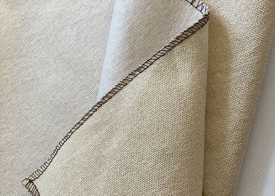290gsm estofamento Sofa Fabric, tapete de equipamento da cortina da tela lisa de linho do algodão