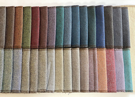 290gsm estofamento Sofa Fabric, tapete de equipamento da cortina da tela lisa de linho do algodão