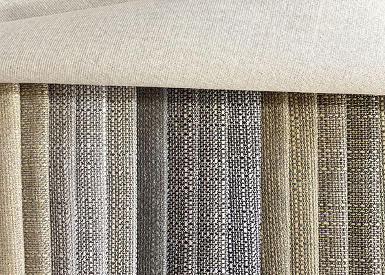 o linho 300D tece a tela de estofamento, mistura Sofa Fabric do poliéster de 145cm