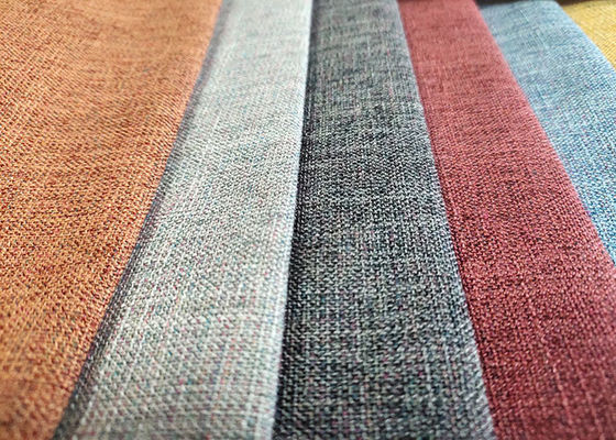 260gsm estofamento Sofa Fabric, tela de linho tecida planície de matéria têxtil da casa