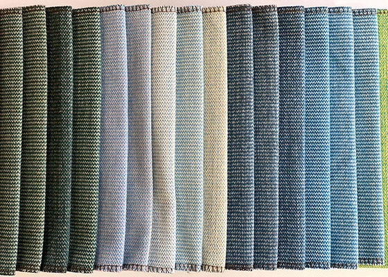 250gsm Textured o fio da tela de estofamento do Chenille tingiu Sofa Textile