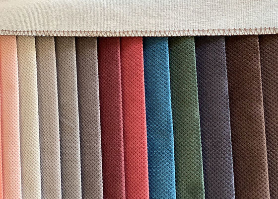 tela de mistura lisa de 305gsm Sofa Fabric Linen Rayon Polyester tri