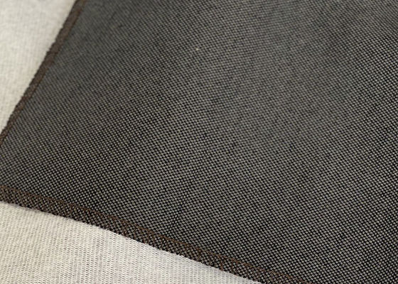 a tela lisa do sofá de estofamento do olhar de linho do à prova de água 100%Polyester tingiu a tela barata