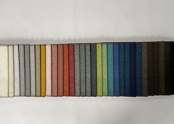 estática 100% Sofa Fabric Textile do poliéster de linho de 360cm anti