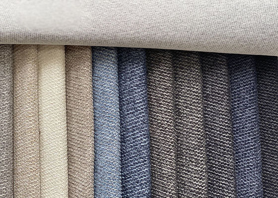 matéria têxtil 100% de linho lisa da casa do poliéster de 385cm Sofa Fabric