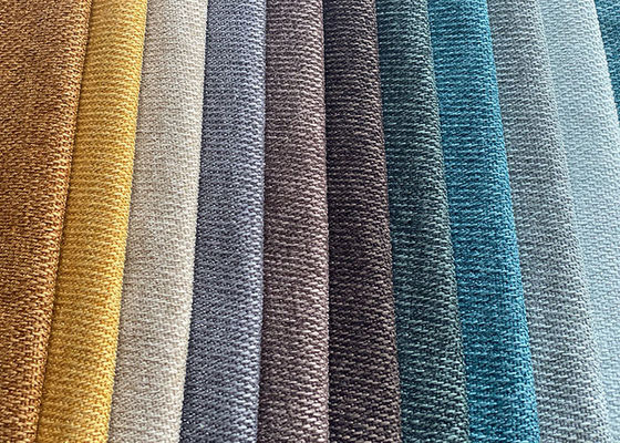 matéria têxtil 100% de linho lisa da casa do poliéster de 385cm Sofa Fabric