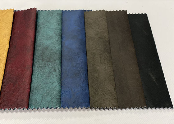 tela de couro de Sofa Fabric Waterproof Polyester Microsuede da camurça 230gsm