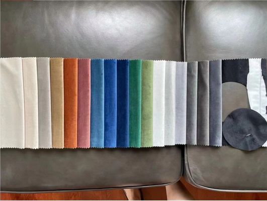 Tela de estofamento alaranjada Holland Felpa Velvet Sofa Fabric de veludo de matéria têxtil da casa