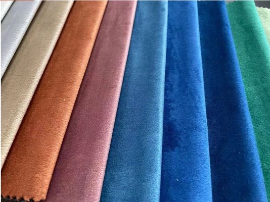 Tela de estofamento alaranjada Holland Felpa Velvet Sofa Fabric de veludo de matéria têxtil da casa