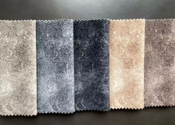 tela de estofamento de Sofa Fabric Waterproof Grey Suede da camurça de 145cm