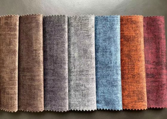Camurça tecida Sofa Fabric, tela pesada de 330gsm Microsuede