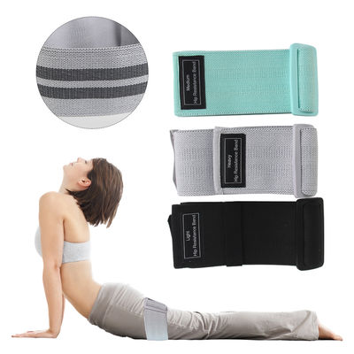 Faixas da correia do treinamento da reabilitação de Gray Latex Yoga Stretching Strap