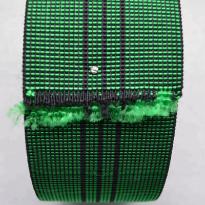 verde elástico Sofa Webbing Belt do Webbing de estofamento de 7cm