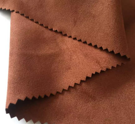 260-280gsm camurça feita malha de trama pesada Sofa Fabric For Home Textile