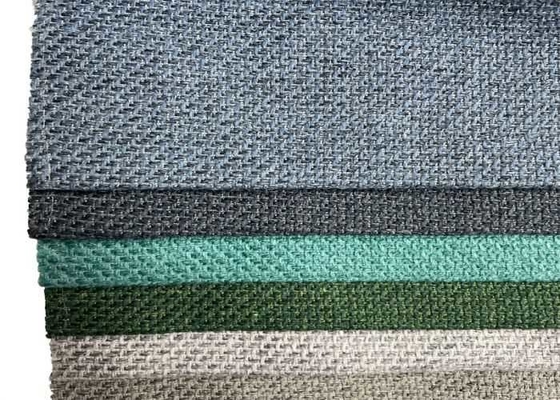 Tela de estofamento de linho da textura da maquineta para Sofa Furniture Multi Color