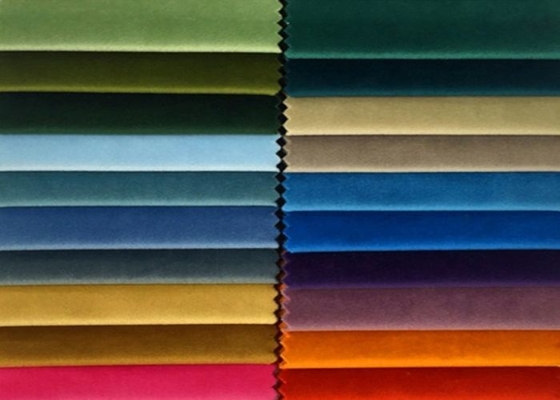 Poliéster Holland Velvet Fabric For Sofa respirável